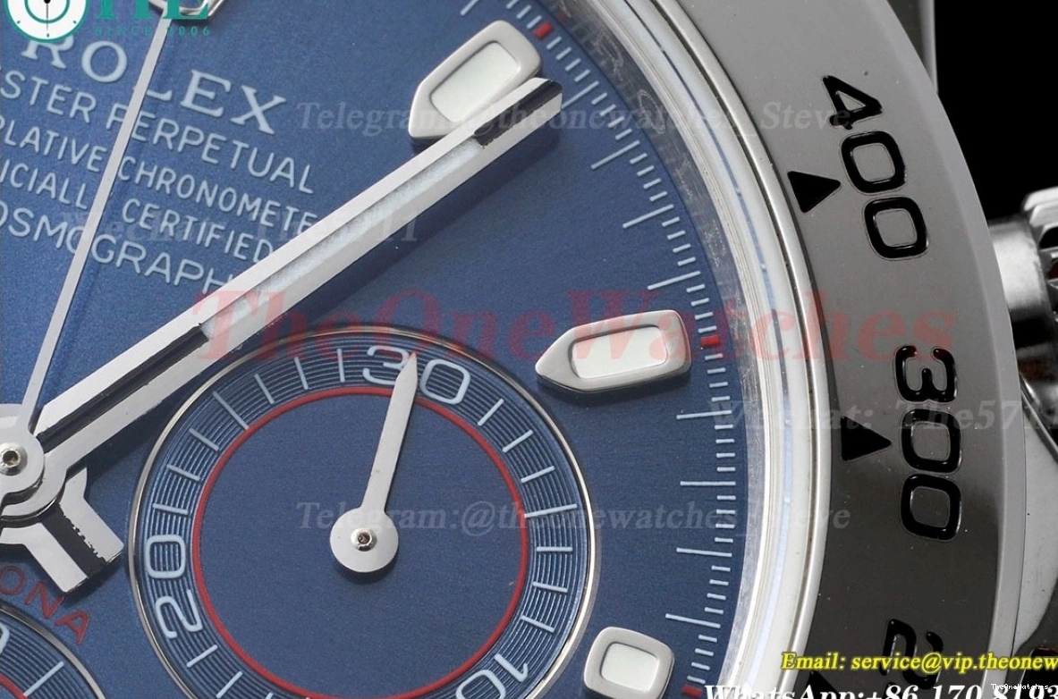 EWF Daytona Bule SS Dial A7750 904 Dark 116509 SS 0108